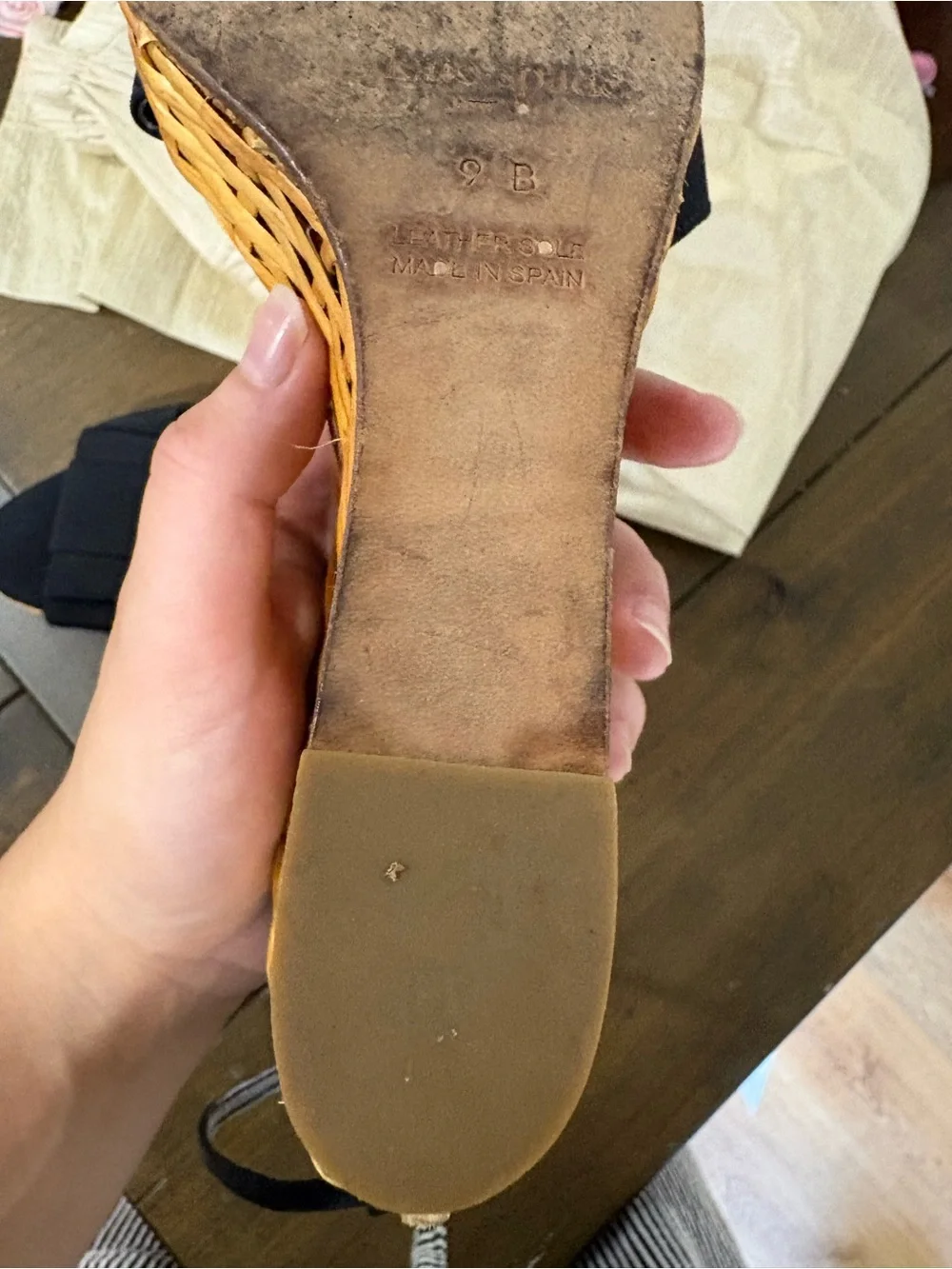 Y2K Kate spade grail 2005 wicker wedges